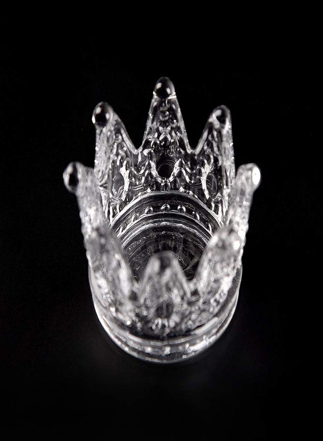 KADS 2 PCS Crown Nair Art Acrylic Liquid Powder Glass Dappen Dish Cup Nails Art Pen Holder Nail Crystal Bowl Dapping Dish Glass Crystal Cup - Image 3